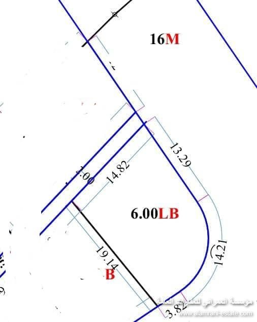أرض ركنية محوشة وجاهزة في هيلانة
