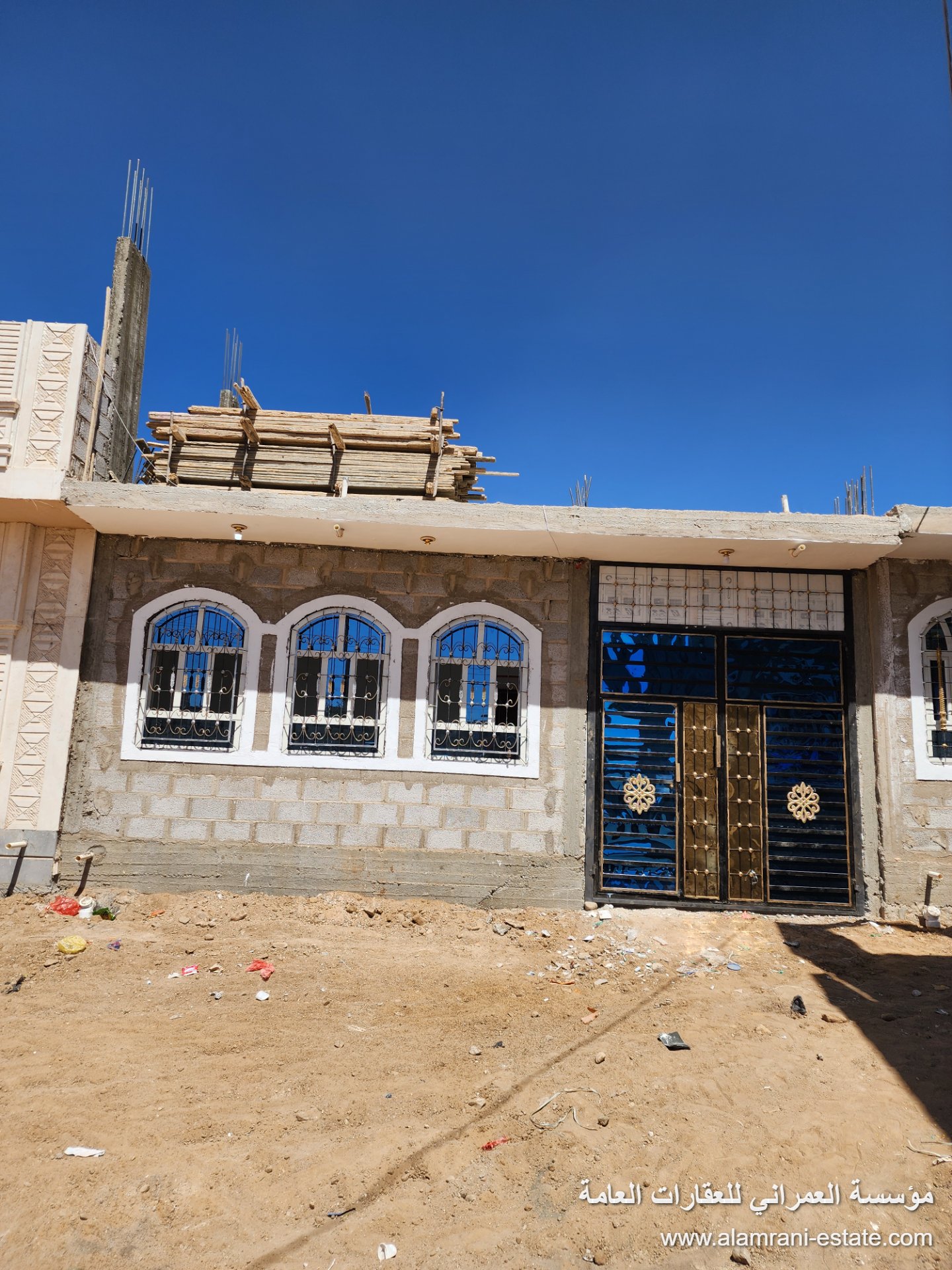 بيت مسلح هردي واجهة جنوبية